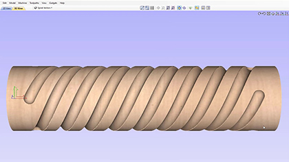 Spiralne ścieżki narzędzia