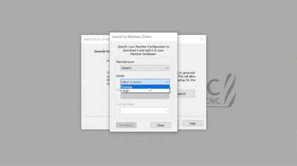 Postprocesor online i zarządzanie maszyną