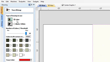 Śledzenie obrazu (wektoryzacja)